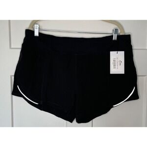 Zyia Black‎ Mesh Energy Shorts women's size XXL (MSRP $55)